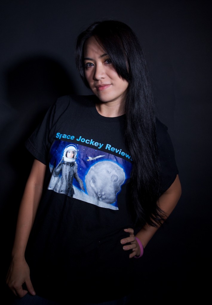 Lien Mya Nguyen in a Space Jockey Review T-Shirt