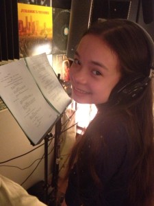 Lucy 010 - Gabrielle Pastore (HAL-E) recording her audio for LUCY. Always a pro